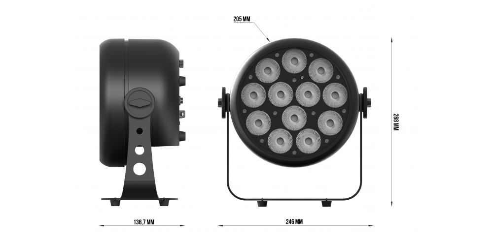 Audibax Irwin 120 Foco Par LED 120w RGBW 4in1-gallery-9
